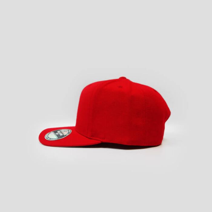 WOOL BLEND SNAPBACK RED HAT TEAM SPORTS