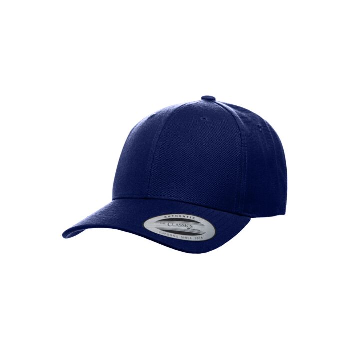 WOOL BLEND SNAPBACK NAVY HAT TEAM SPORTS