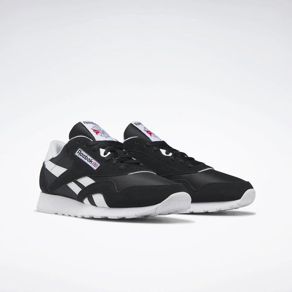 REEBOK CLASSIC NYLON BLACK AND WHITE