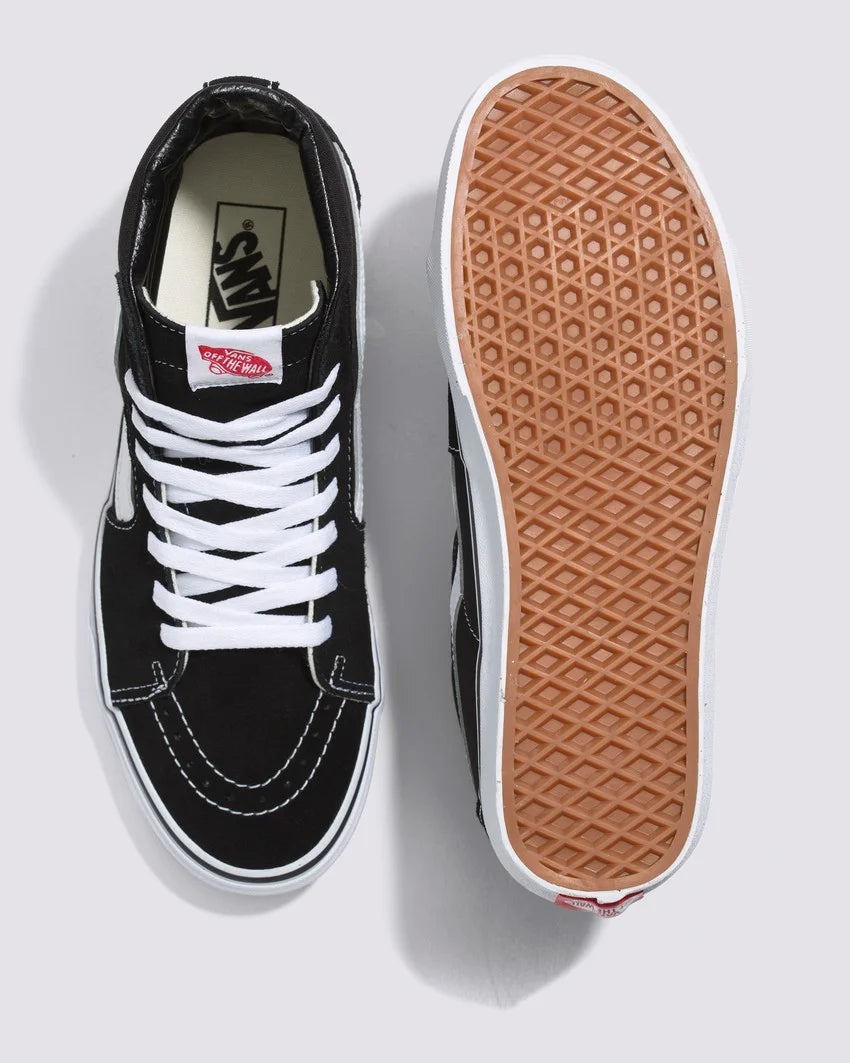 VANS BLACK AND WHITE SK8-HI