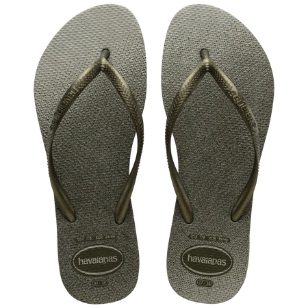 HAVAIANAS GLOSS GREEN SPARKLE