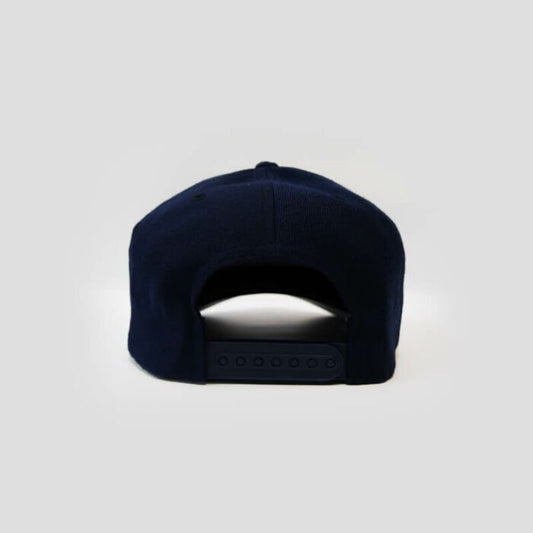 WOOL BLEND SNAPBACK NAVY HAT TEAM SPORTS