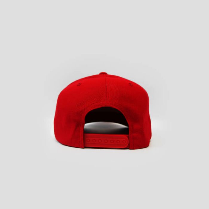 WOOL BLEND SNAPBACK RED HAT TEAM SPORTS
