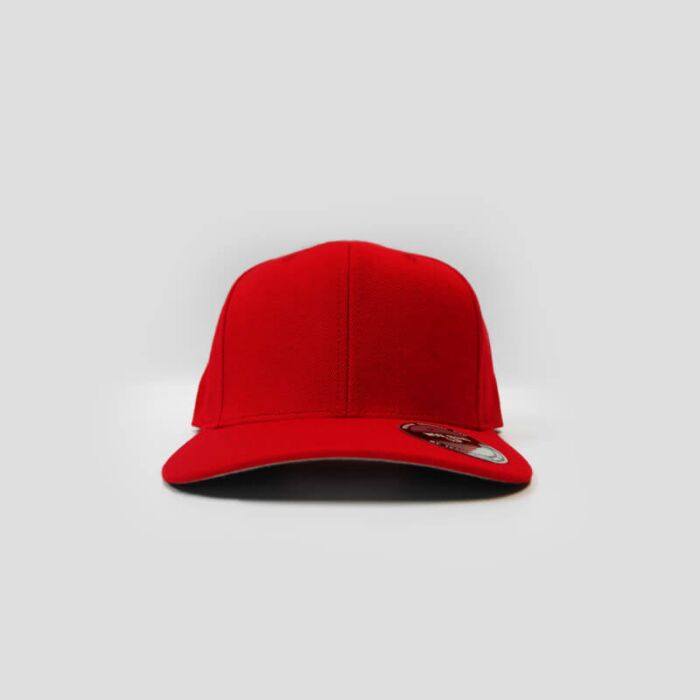 WOOL BLEND SNAPBACK RED HAT TEAM SPORTS