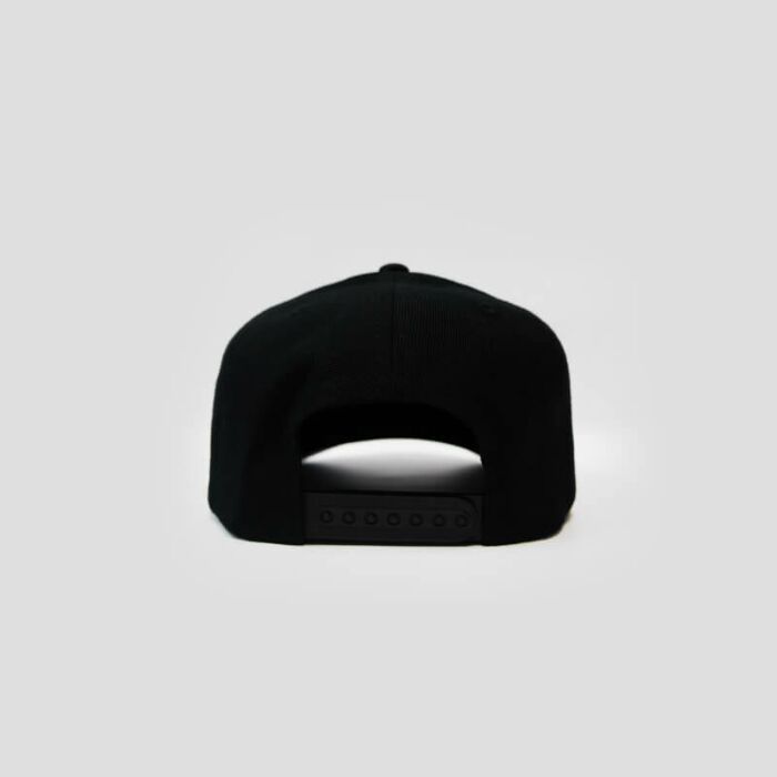 WOOL BLEND SNAPBACK BLACK HAT TEAM SPORT