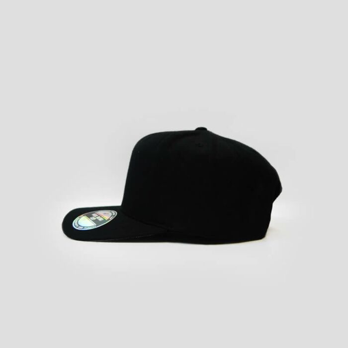 WOOL BLEND SNAPBACK BLACK HAT TEAM SPORT