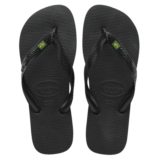 HAVAIANAS BLACK BRAZIL