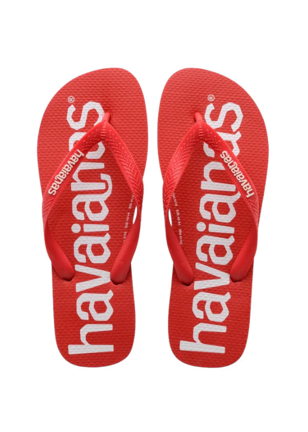 HAVAIANAS LOGO MANIA RED