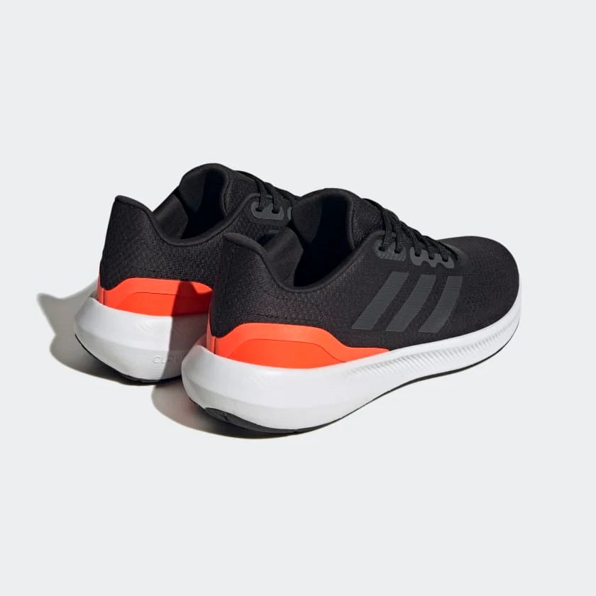 ADIDAS RUNFALCON BLACK/SOLAR RED