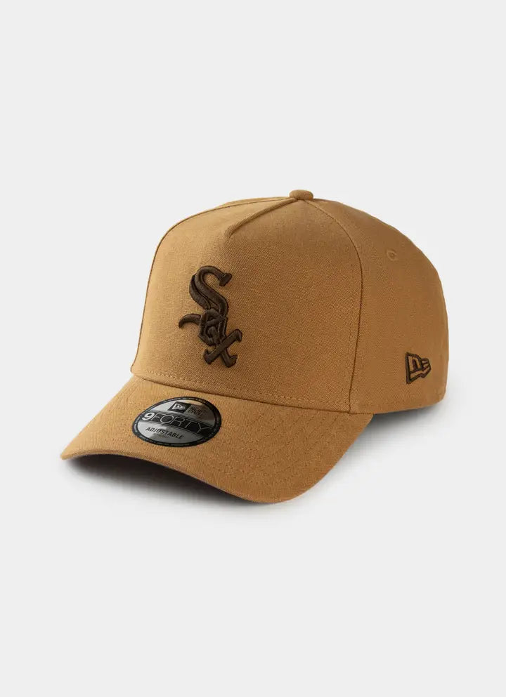 NEW ERA 9FORTY AFRAME SOX DOGERS TAN