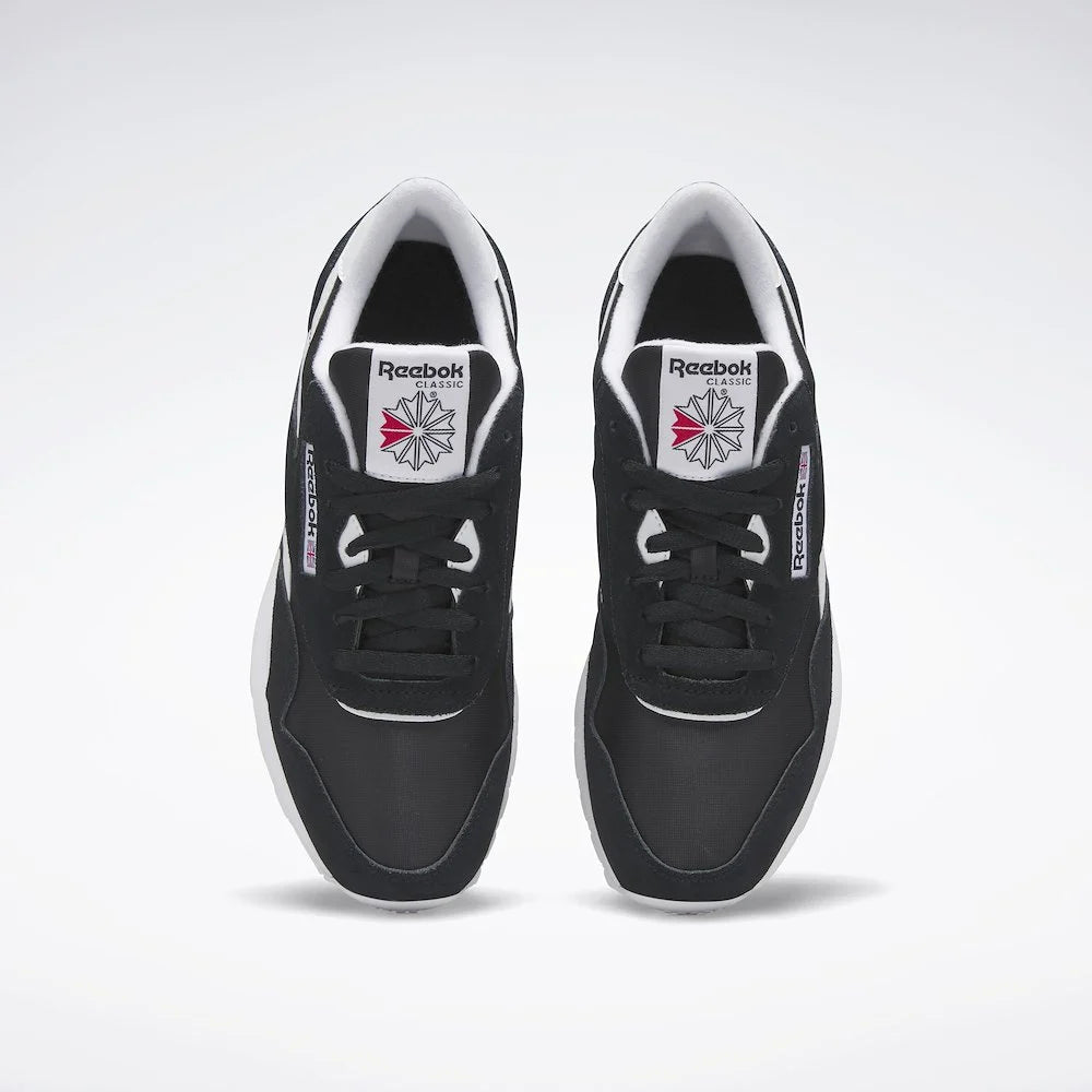 REEBOK CLASSIC NYLON BLACK AND WHITE