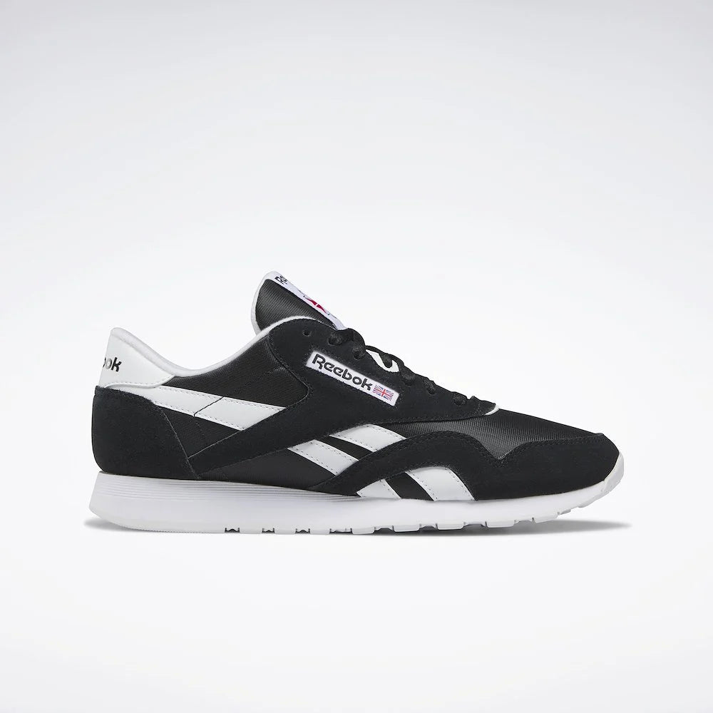 REEBOK CLASSIC NYLON BLACK AND WHITE