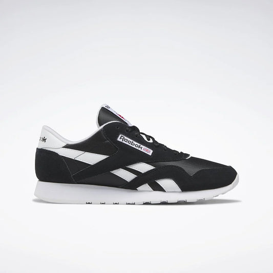 REEBOK CLASSIC NYLON BLACK AND WHITE