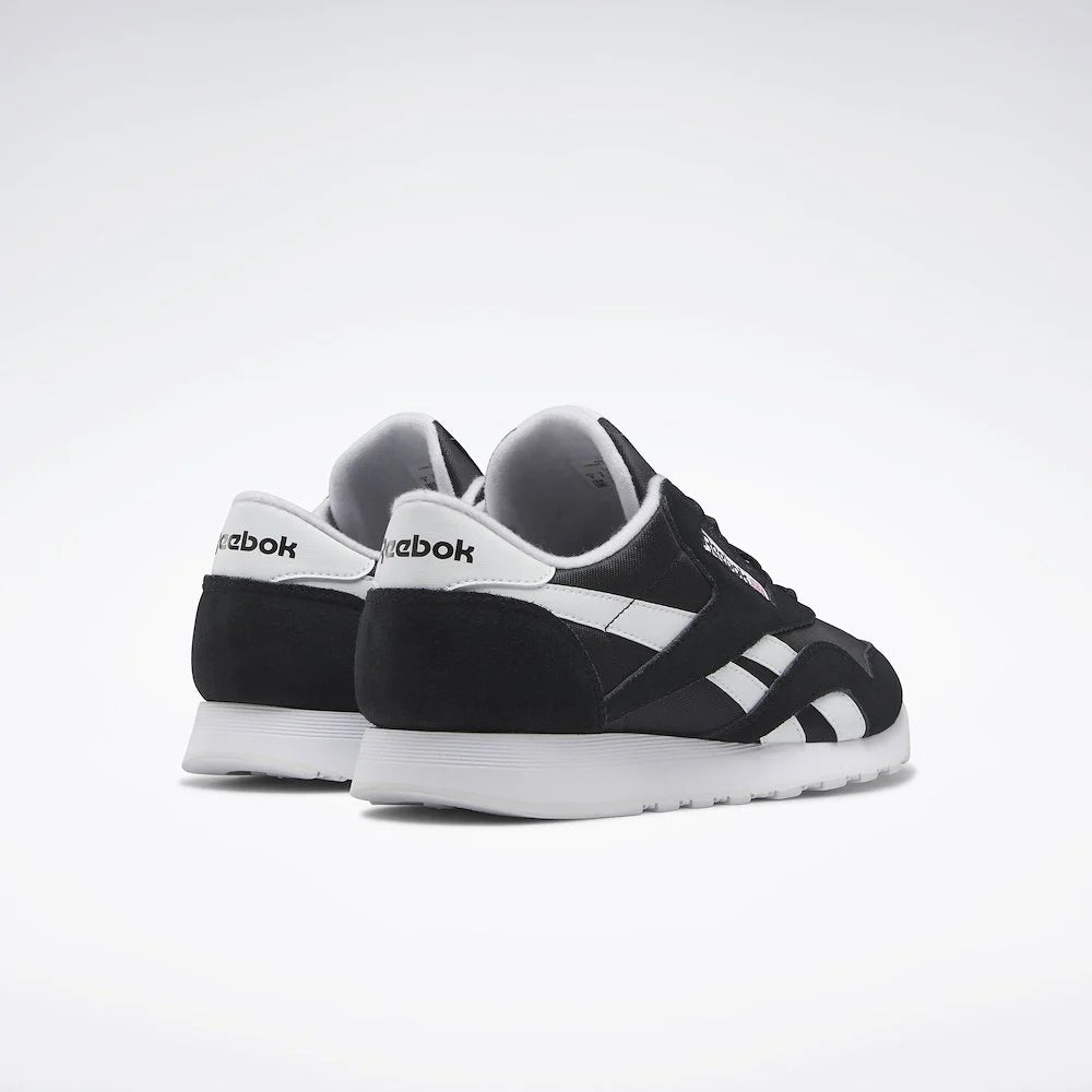 REEBOK CLASSIC NYLON BLACK AND WHITE