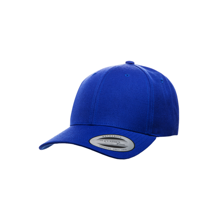 WOOL BLEND SNAPBACK ROYAL BLUE HAT TEAM SPORTS