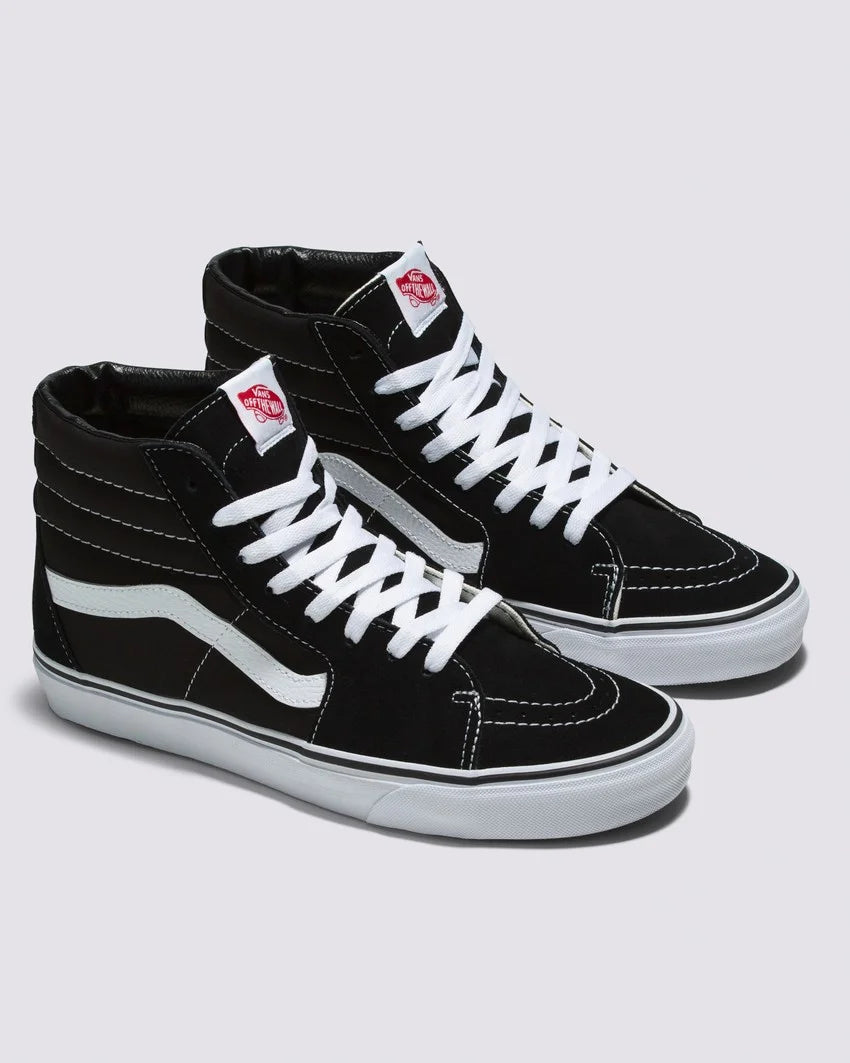 VANS BLACK AND WHITE SK8-HI