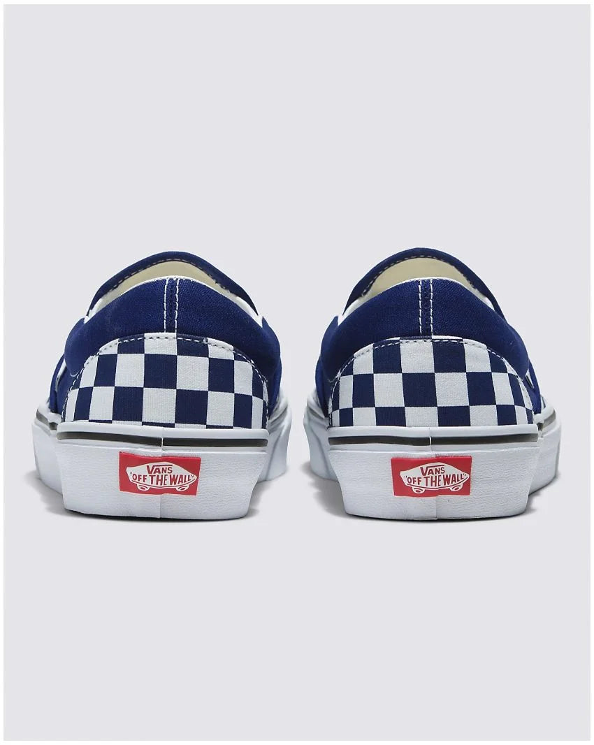 VANS CHECKERBOARD NAVY/WHITE